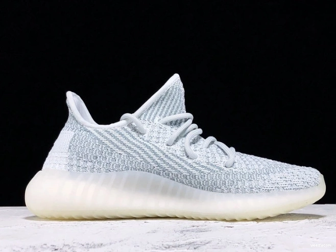 White Cloud Reflective Boost 350 Adidas FW5317 V2 Yeezy 0801